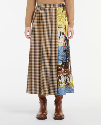  WEEKEND MAX MARA - Chân váy midi kẻ sọc Pesche 