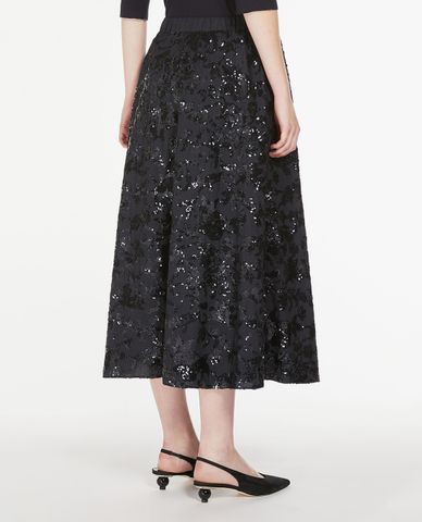  WEEKEND MAX MARA - Chân váy xếp li midi hoạ tiết lấp lánh Nome 