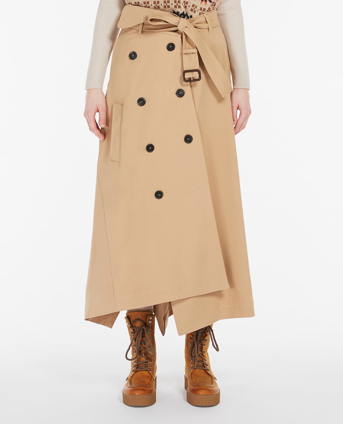 WEEKEND MAX MARA - Váy quấn midi phối thắt lưng Bologna