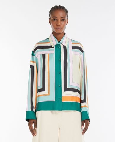  WEEKEND MAX MARA - Áo sơ mi nữ cổ bẻ tay dài Formia 