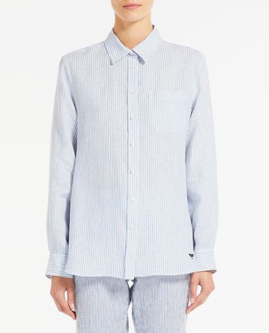  WEEKEND MAX MARA - Áo sơ mi nữ tay dài kẻ sọc thời trang 