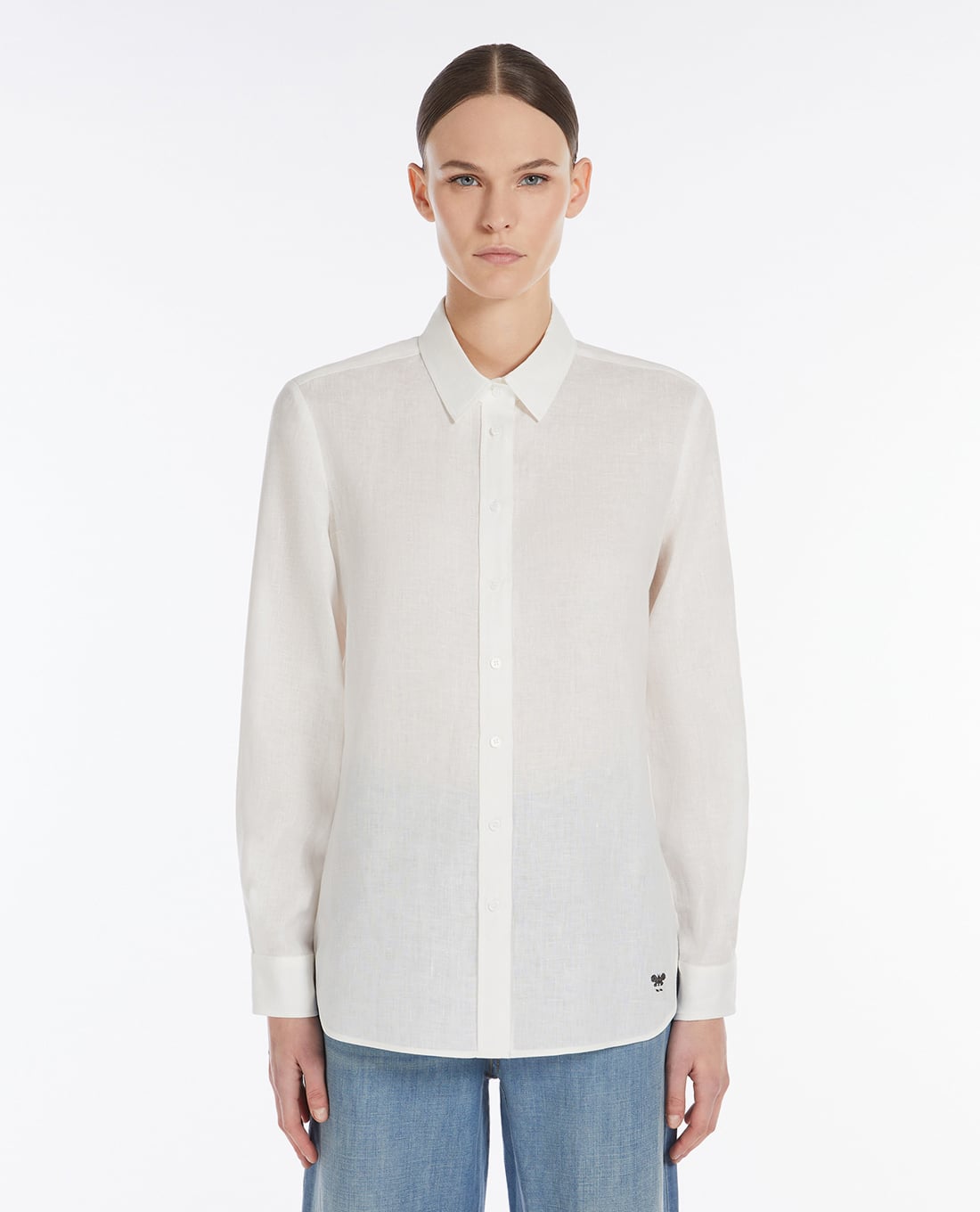 WEEKEND MAX MARA - Áo sơ mi nữ cổ bẻ tay dài Werner