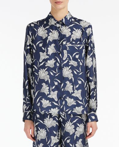  WEEKEND MAX MARA - Áo sơ mi nữ tay dài thanh lịch Silk Twill 