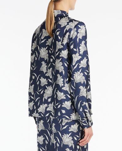  WEEKEND MAX MARA - Áo sơ mi nữ tay dài thanh lịch Silk Twill 