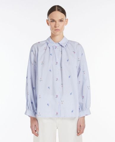  WEEKEND MAX MARA - Áo sơ mi nữ cổ bẻ tay dài Gilly 