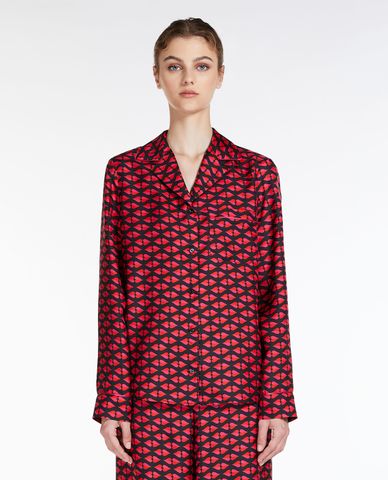  WEEKEND MAX MARA - Áo sơ mi nữ cổ gập tay dài Martina 