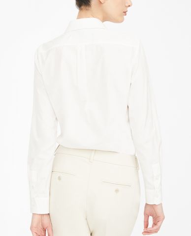  WEEKEND MAX MARA - Áo sơ mi nữ tay dài phối túi Cotton Poplin 