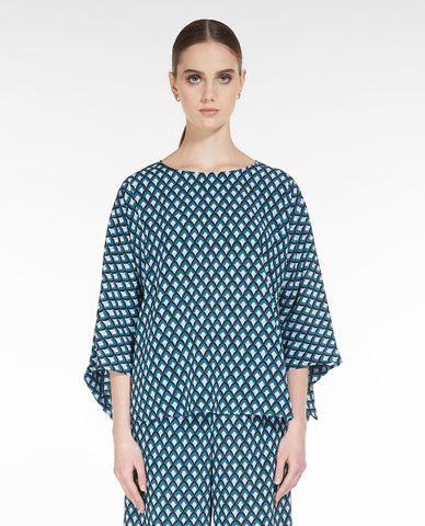  WEEKEND MAX MARA - Áo kiểu nữ cổ thuyền tay ngắn Adone 