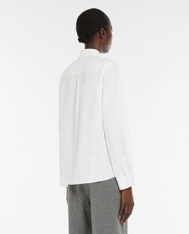  WEEKEND MAX MARA - Áo sơ mi cổ bẻ tay dài cổ điển Piadena 