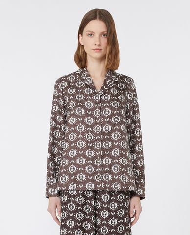  WEEKEND MAX MARA - Áo sơ mi nữ cổ bẻ tay dài Oncia 