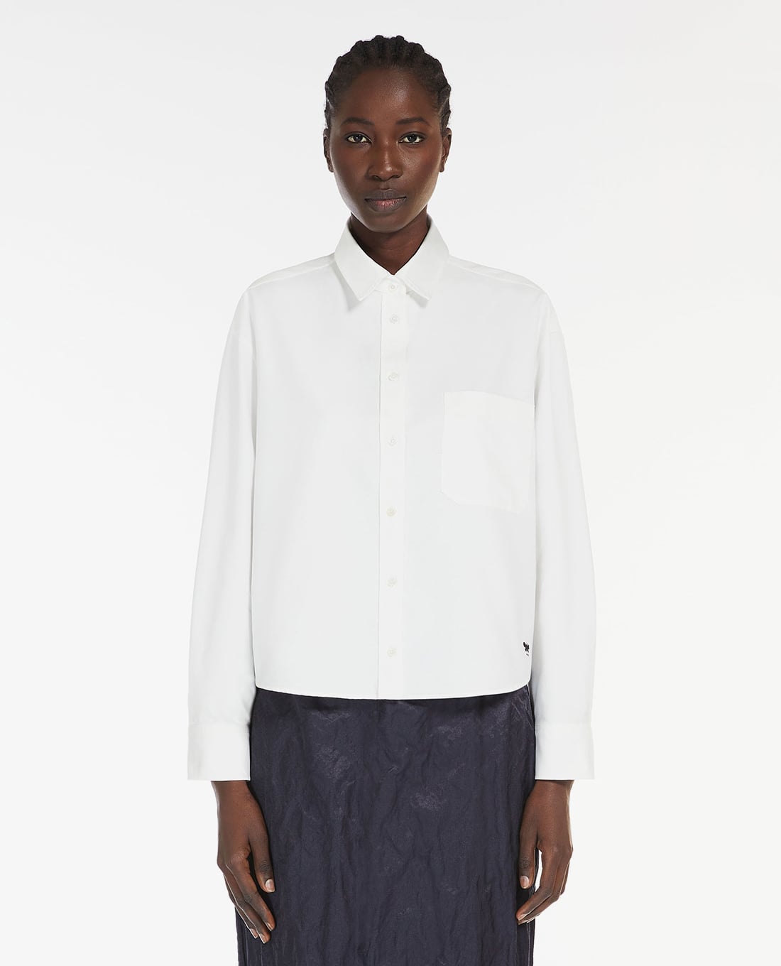 WEEKEND MAX MARA - Áo sơ mi cổ bẻ tay dài cổ điển Jock