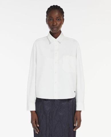  WEEKEND MAX MARA - Áo sơ mi cổ bẻ tay dài cổ điển Jock 