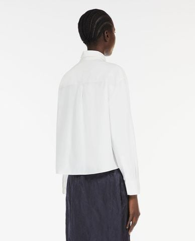  WEEKEND MAX MARA - Áo sơ mi cổ bẻ tay dài cổ điển Jock 