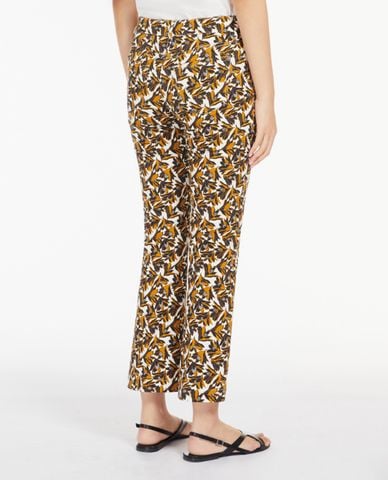  WEEKEND MAX MARA - Quần lửng ống đứng phối hoạ tiết Gabrielle 