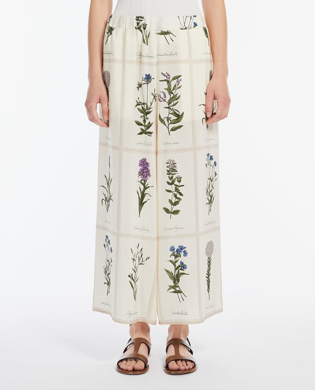 WEEKEND MAX MARA - Quần nữ ống rộng lưng thun Lory