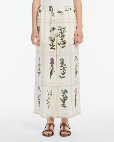  WEEKEND MAX MARA - Quần nữ ống rộng lưng thun Lory 