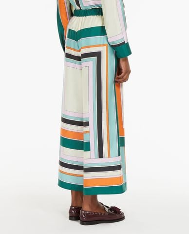  WEEKEND MAX MARA - Quần nữ ống rộng lưng thun Ottavo 