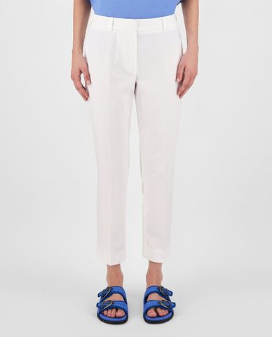  WEEKEND MAX MARA - Quần nữ ống đứng Cotton gabardin 