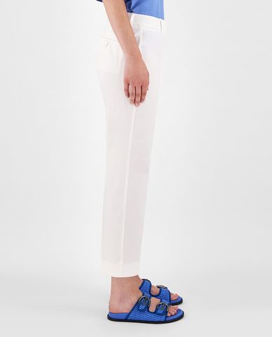  WEEKEND MAX MARA - Quần nữ ống đứng Cotton gabardin 