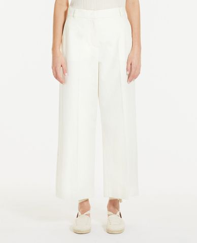  WEEKEND MAX MARA - Quần kiểu nữ ống rộng phom suông Zircone 