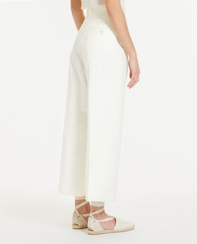  WEEKEND MAX MARA - Quần kiểu nữ ống rộng phom suông Zircone 