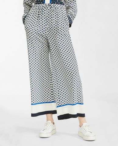  WEEKEND MAX MARA - Quần culottes nữ lưng thun hiện đại 