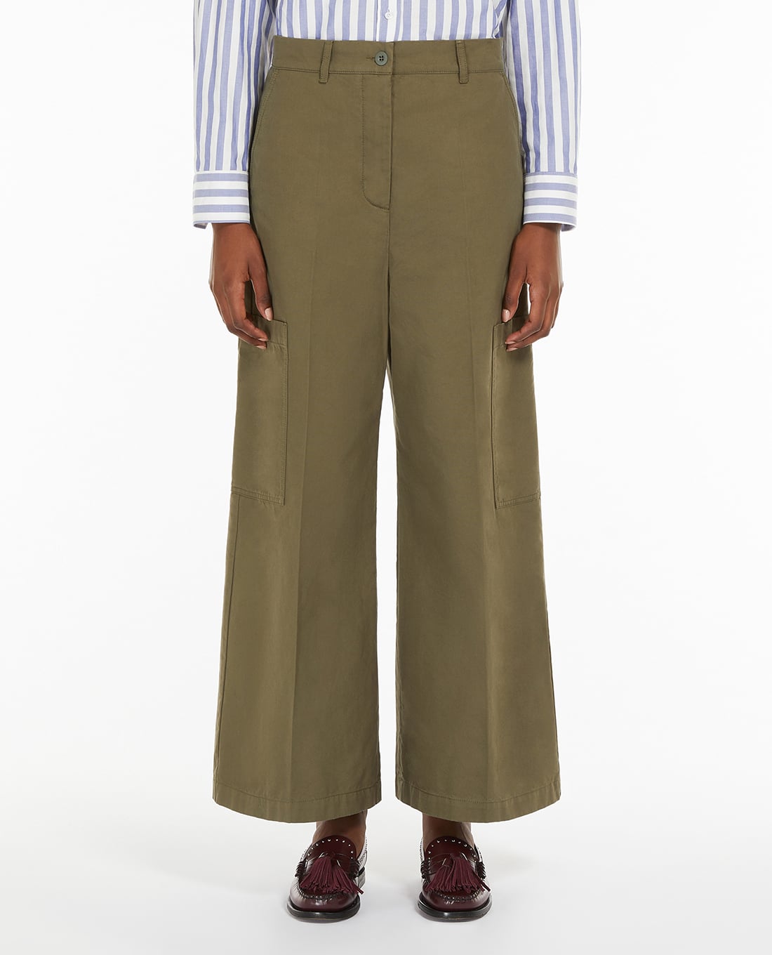 WEEKEND MAX MARA - Quần nữ ống rộng lưng cao trẻ trung Quiz