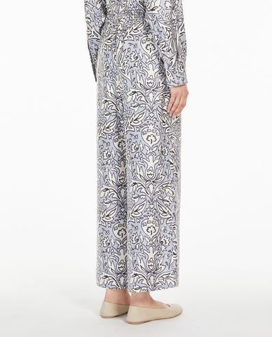  WEEKEND MAX MARA - Quần nữ ống rộng lưng thun Eusebio 