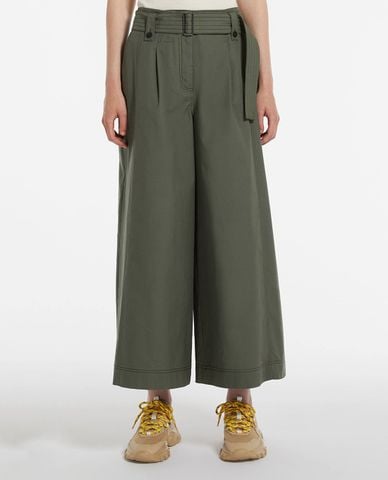  WEEKEND MAX MARA - Quần lửng ống rộng phối thắt lưng Recco 
