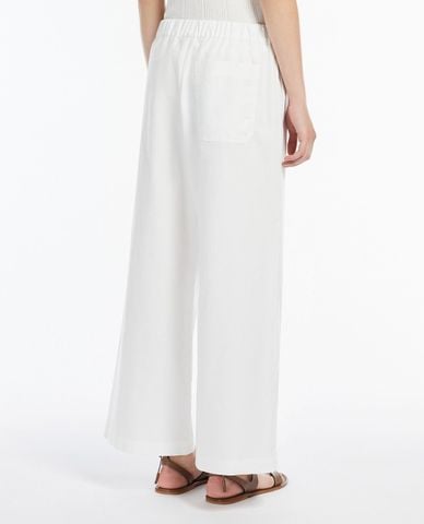  WEEKEND MAX MARA - Quần nữ ống rộng lưng thun họa tiết 