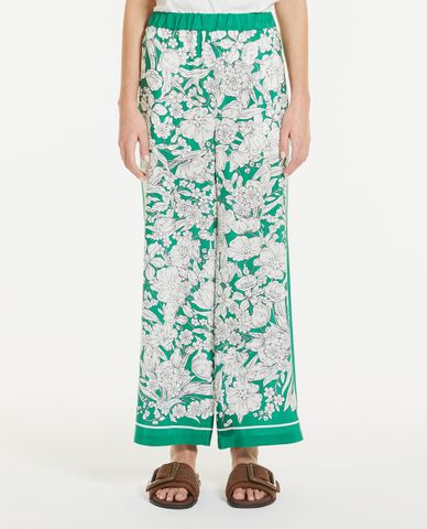  WEEKEND MAX MARA - Quần kiểu nữ ống rộng phom suông Ardenza 