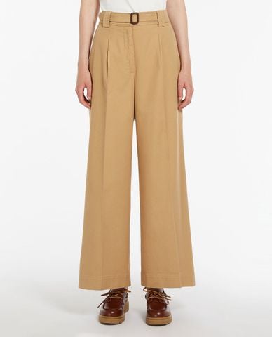  WEEKEND MAX MARA - Quần ống rộng phối thắt lưng Pino 