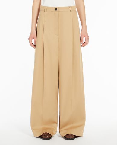  WEEKEND MAX MARA - Quần nữ ống rộng lưng cao Nebbie 