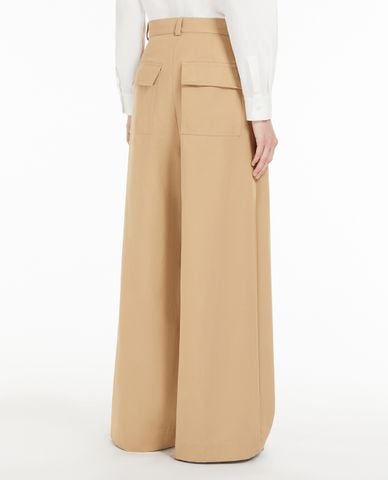  WEEKEND MAX MARA - Quần nữ ống rộng lưng cao Nebbie 