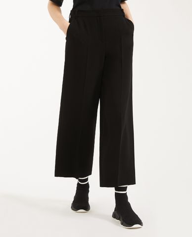  WEEKEND MAX MARA - Quần kiểu nữ ống rộng nhấn li thời trang 