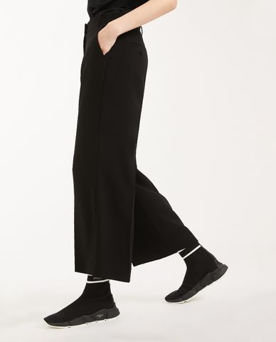  WEEKEND MAX MARA - Quần kiểu nữ ống rộng nhấn li thời trang 