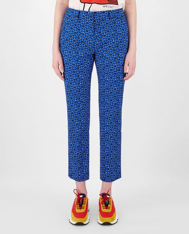  WEEKEND MAX MARA - Quần nữ ống đứng Cotton Gabardine 