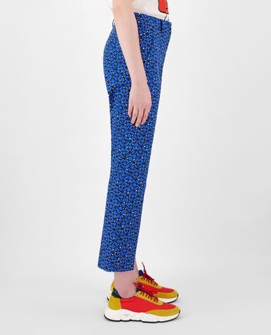  WEEKEND MAX MARA - Quần nữ ống đứng Cotton Gabardine 