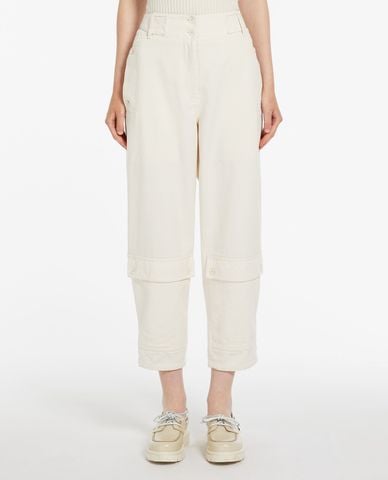  WEEKEND MAX MARA - Quần ống đứng phối nắp gập Gilbert 