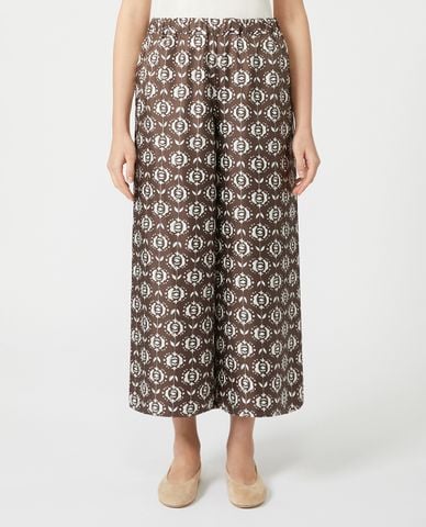  WEEKEND MAX MARA - Quần nữ ống rộng lưng thun Tortona 