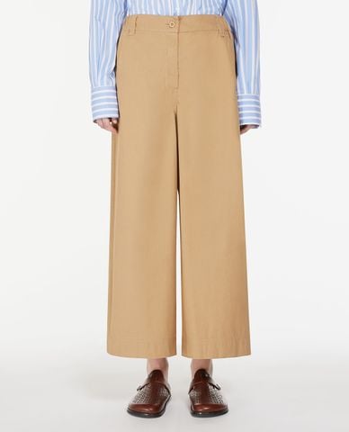  WEEKEND MAX MARA - Quần nữ ống rộng cạp cao năng động Giudea 