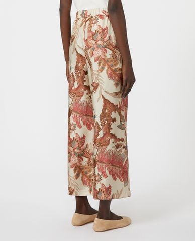  WEEKEND MAX MARA - Quần nữ ống rộng in họa tiết Temide 