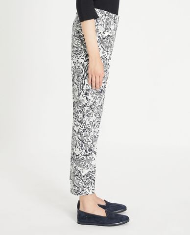  WEEKEND MAX MARA - Quần nữ ống đứng Cotton Faille 