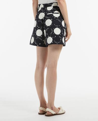  WEEKEND MAX MARA - Quần shorts ngắn nữ Cotton Piqué Bermuda 