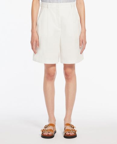  WEEKEND MAX MARA - Quần short nữ ngang gối phối túi Ecuba 