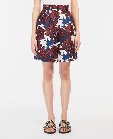  WEEKEND MAX MARA - Quần short nữ ngang gối lưng cao hiện đại Salsa 