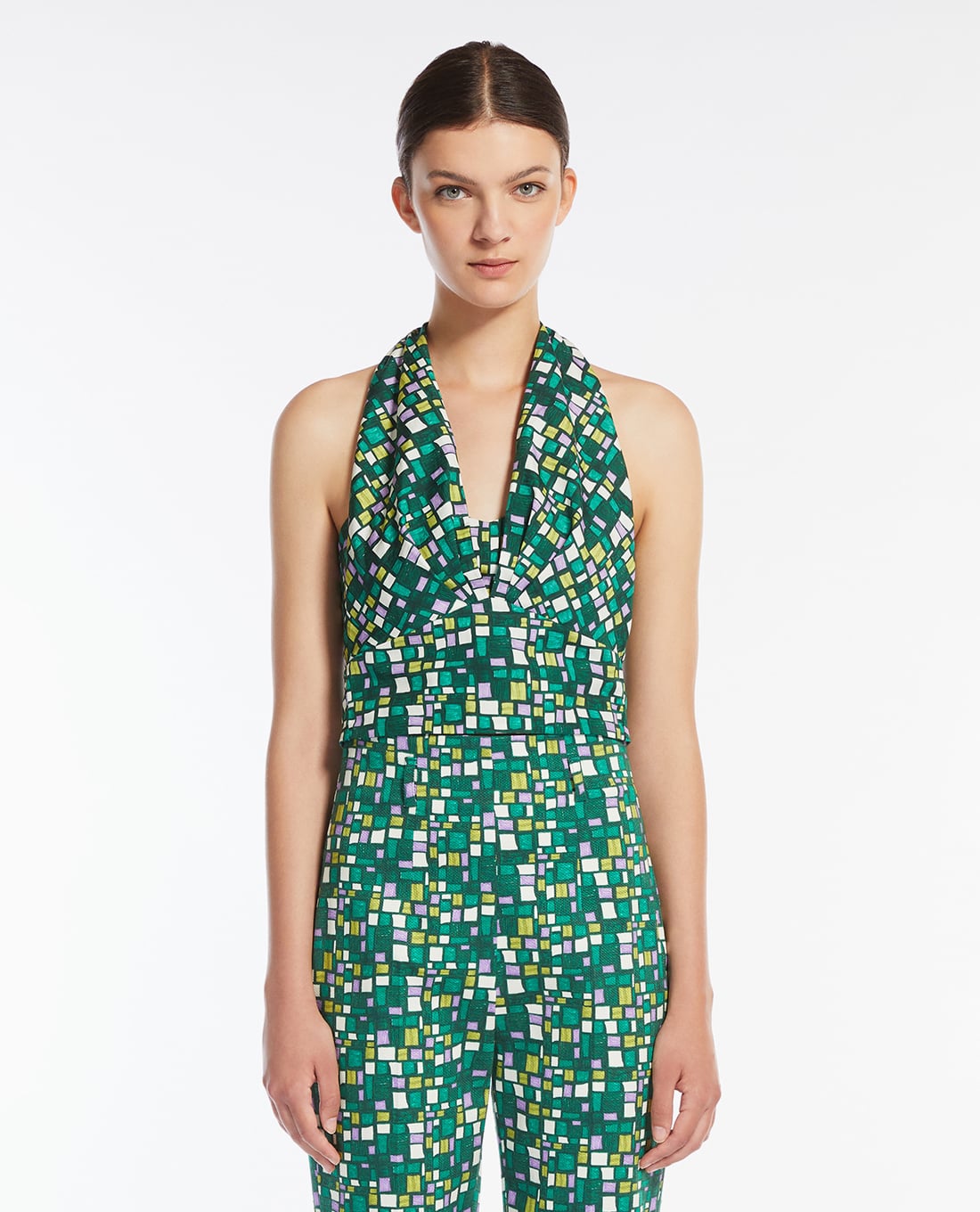 WEEKEND MAX MARA - Áo kiểu nữ cổ yếm thời trang Deremi