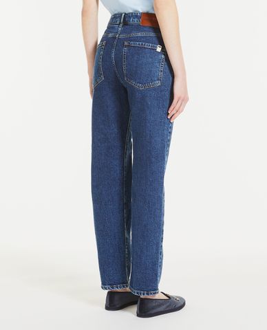  WEEKEND MAX MARA - Quần jeans nữ ống đứng wash bạc Koala 