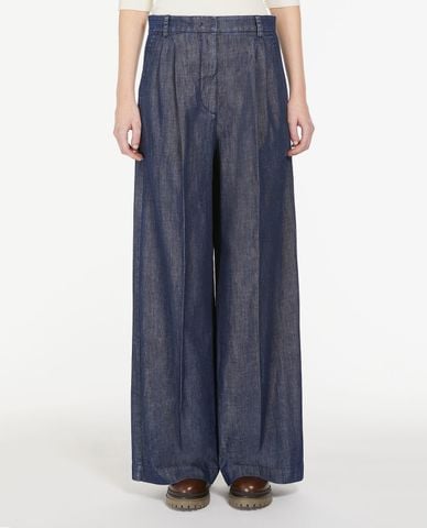  WEEKEND MAX MARA - Quần nữ ống rộng cá tính Fuxia 