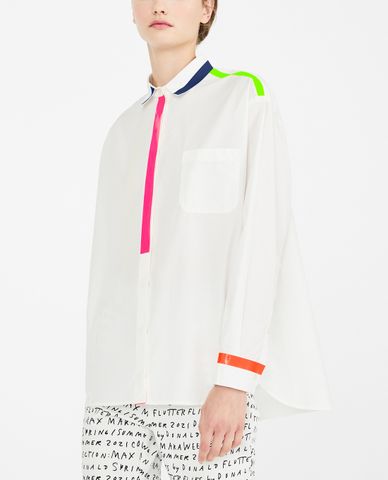  WEEKEND MAX MARA - Áo sơ mi nữ cổ bẻ tay dài Flutterflies 